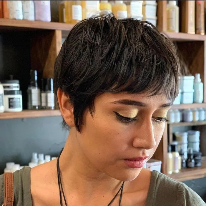 Rounded Shaggy Pixie