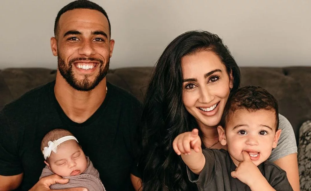 Micah Hyde and his wife Amanda